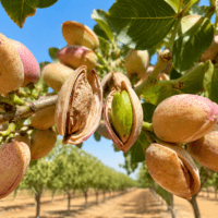 بررسی دلایل پوکی پسته از دید تغذیه، آبیاری و گرده‌افشانی